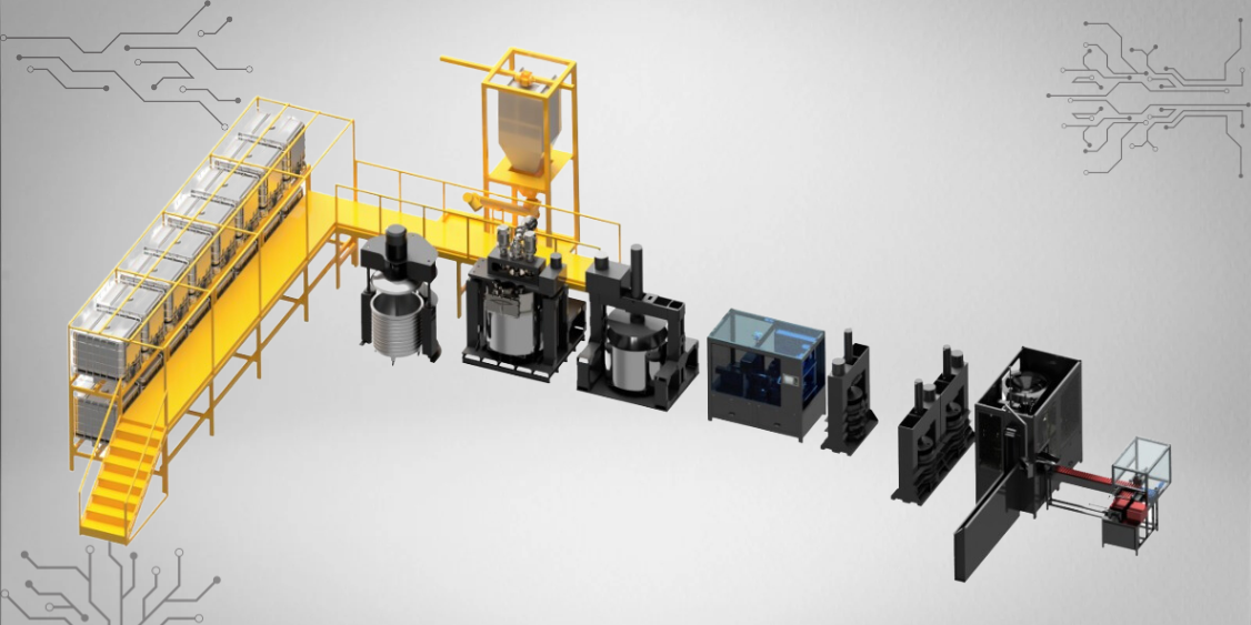 1000 Litre Silikon, Akrilik Mastik ve Poliüretan Mastik Üretim Makine Hattı